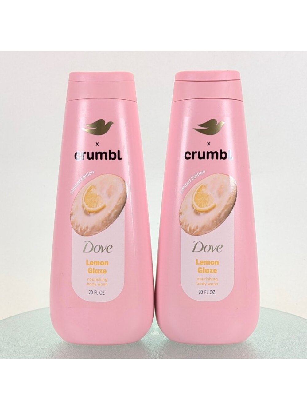 Dove x Crumbl Limited Edition Lemon Glaze Body Wash 20 Fl Oz Set Of 2